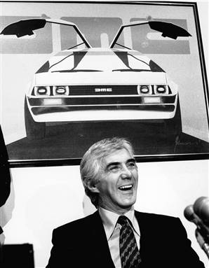 delorean john car future lawsuit marty sports dies developer reporters answers ap thrown maker lederhandler headlines latest 1982 his brands