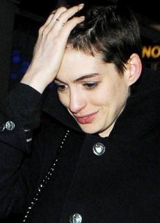 Anne Hathaway gets 500-calories per day diet and cuts off her long hair for Les Miserables biography Anne Hathaway gets 500-calories per day diet and cuts off her long hair for Les Miserables biography