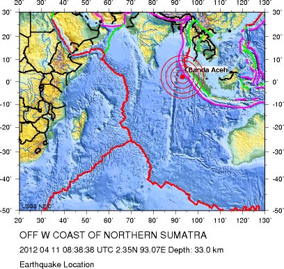 Tsunami warning after 8.7 magnitude earthquake hit Northern Sumatra, Indonesia