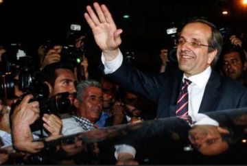 Leader of New Democracy Antonis Samaras sworn in as Greece\' Prime Minister