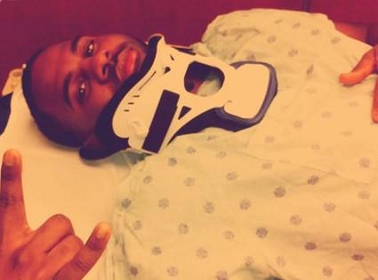 Jason Derulo explains more about his accident, says the neck brace is comfortable while traveling Jason Derulo explains more about his accident, says the neck brace is comfortable while traveling