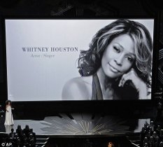 Academy Awards pays tribute to Elizabeth Taylor, Whitney Houston with \'In Memorian\' montage biography Academy Awards pays tribute to Elizabeth Taylor, Whitney Houston with \'In Memorian\' montage biography