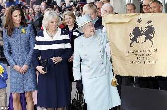 Britain\'s Queen Elizabeth visits Fortnum and Mason joined by Camilla and Catherine biography