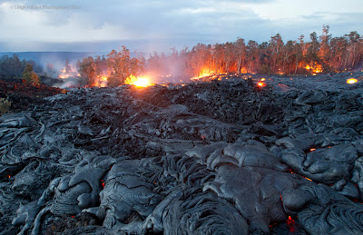 Last home in Hawaii\'s Puna district destroyed by lava flow from Kilauea volcano biography