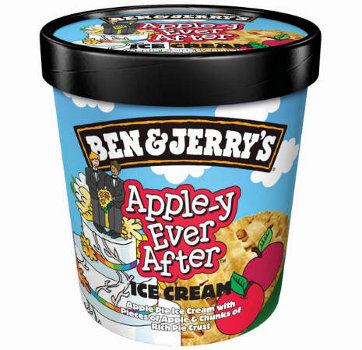 UK Ben and Jerry\'s named their flavour Apple-y Ever After in support of gay marriage