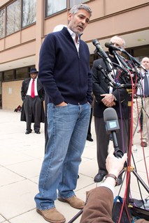 Picture of the week: actor George Clooney arrested in DC during protest