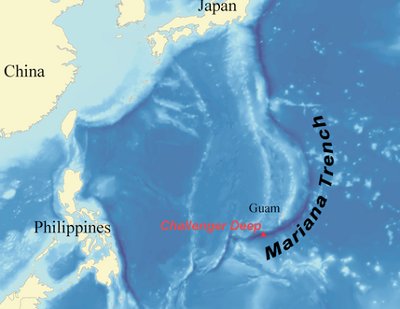 Director James Cameron reached Earth\'s deepest bottom, the Marianas Trench